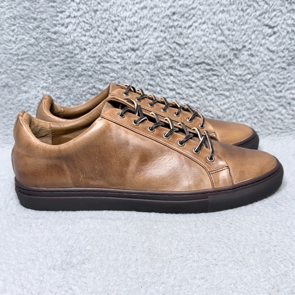 Thursday Premier Low Top Mens Size 12.5 Sneaker Shoes Tan Brown Leather